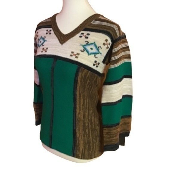 Vintage Sweaters - Vintage 70s bell sleeve sweater